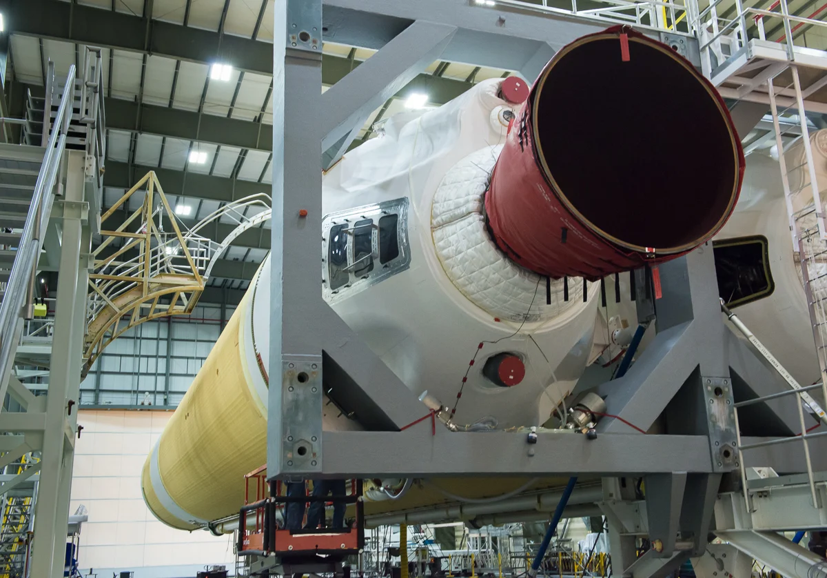 Delta IV Heavy right engine.