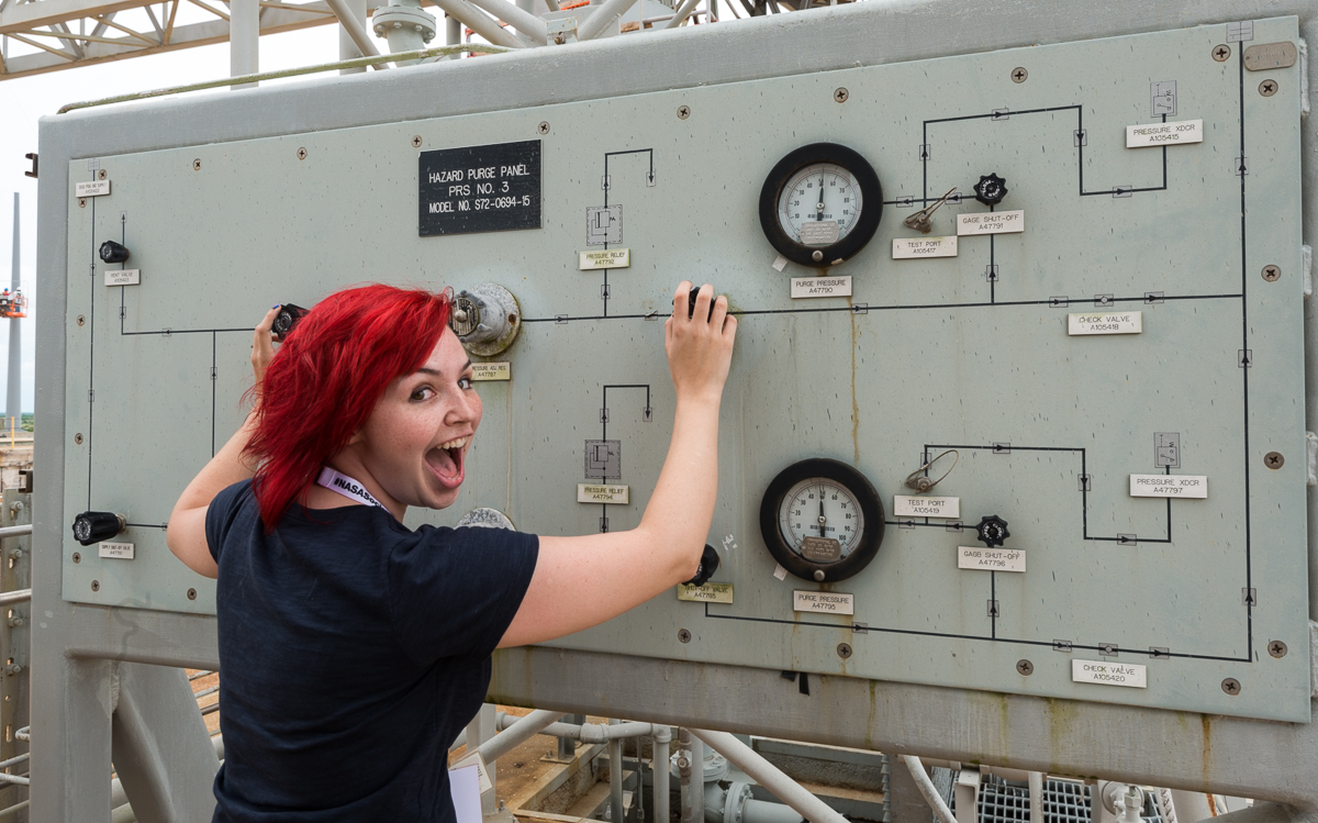 Kiri wanting to press All The Buttons!
