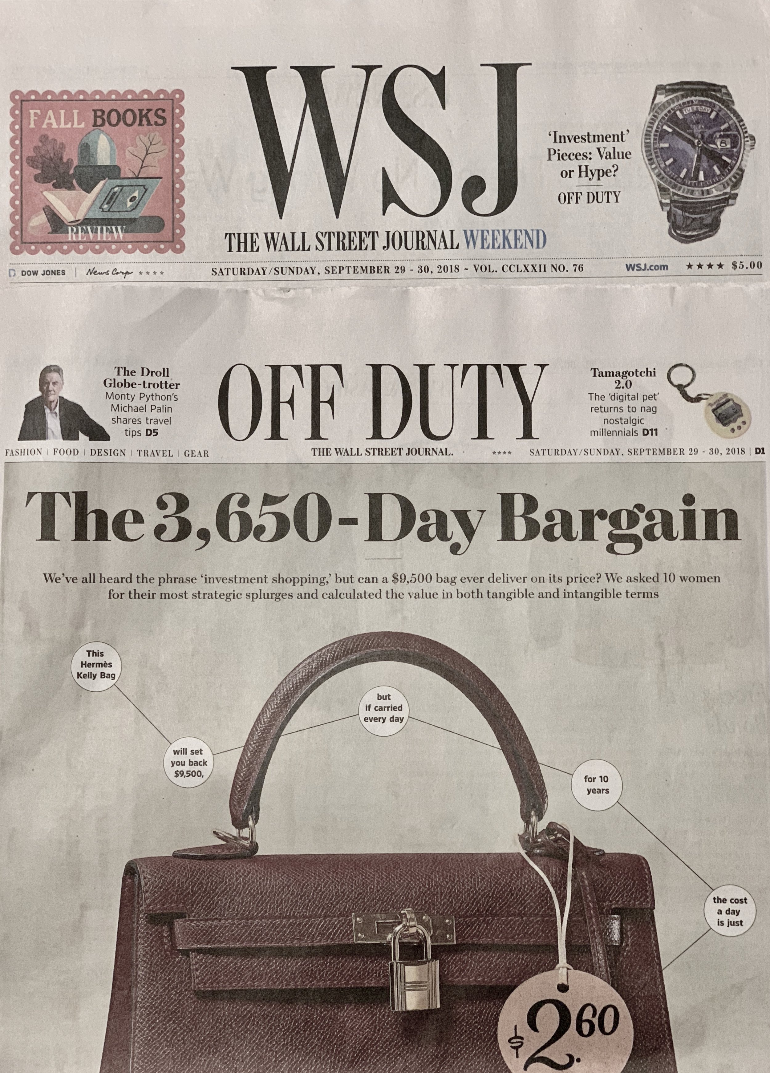 Wall Street Journal October 2018