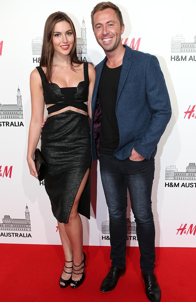   Clint Stanaway with Olivia Wells  image - News Limited 