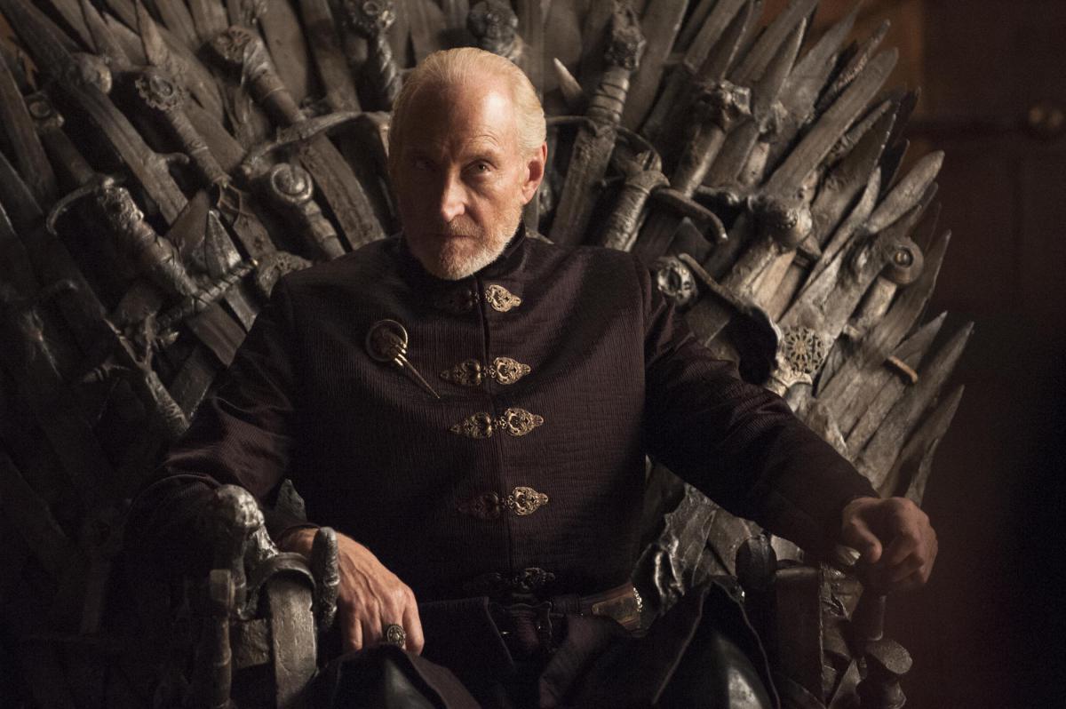 Charles Dance reigns in the role of Tywin in the season final of Game Of Thrones. image - HBO