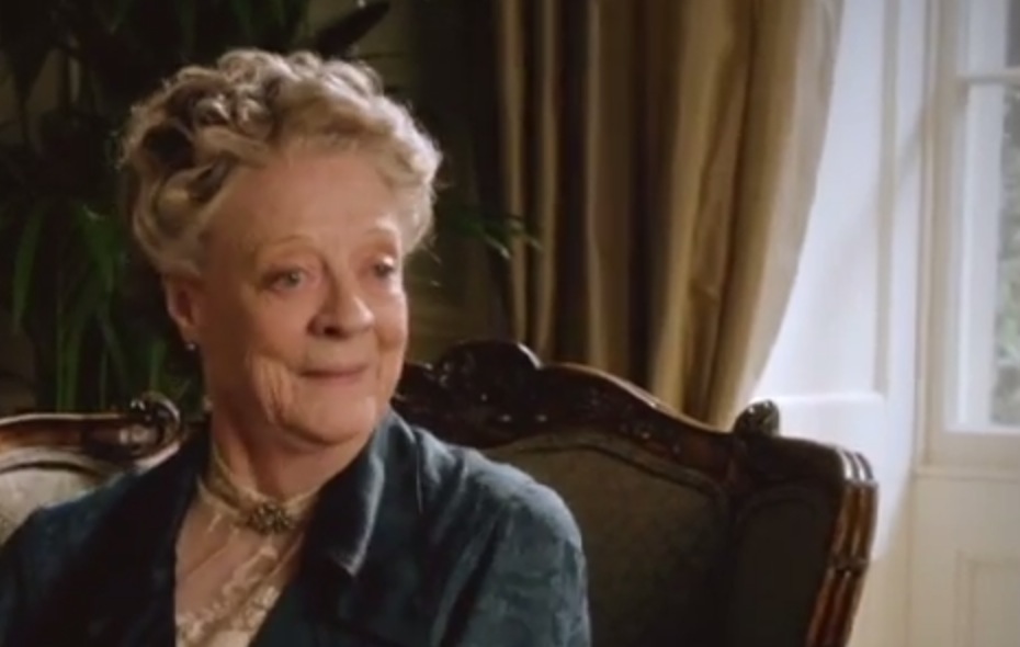   Dame Maggie Smith brilliant as ever in season 5 of Downton Abbey  image - ITV    