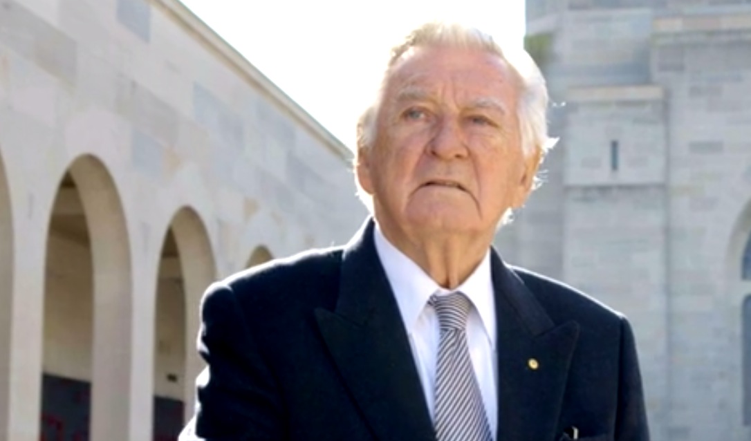   Bob Hawke - Just one of the leaders appearing in The Memorial: Beyond the Anzac Legend.  image - Foxtel 