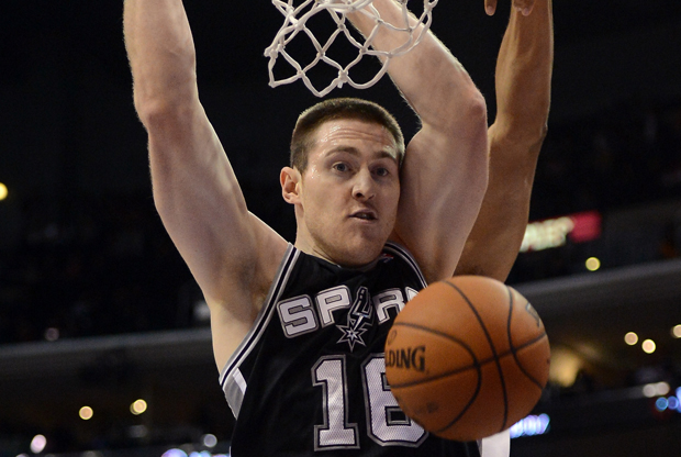   Aussie Aron Baynes is enjoying something of a breakthrough season for San Antonio   image -  http://www.totalprosports.com/ 