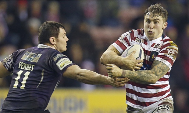 Wigan Warriors v Brisbane Broncos this Sunday on Gem image copyright: Magi Haroun/REX