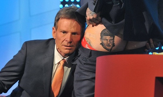   Has Dane Swan still got that Sam Newman tattoo?  image copyright - Nine Network 