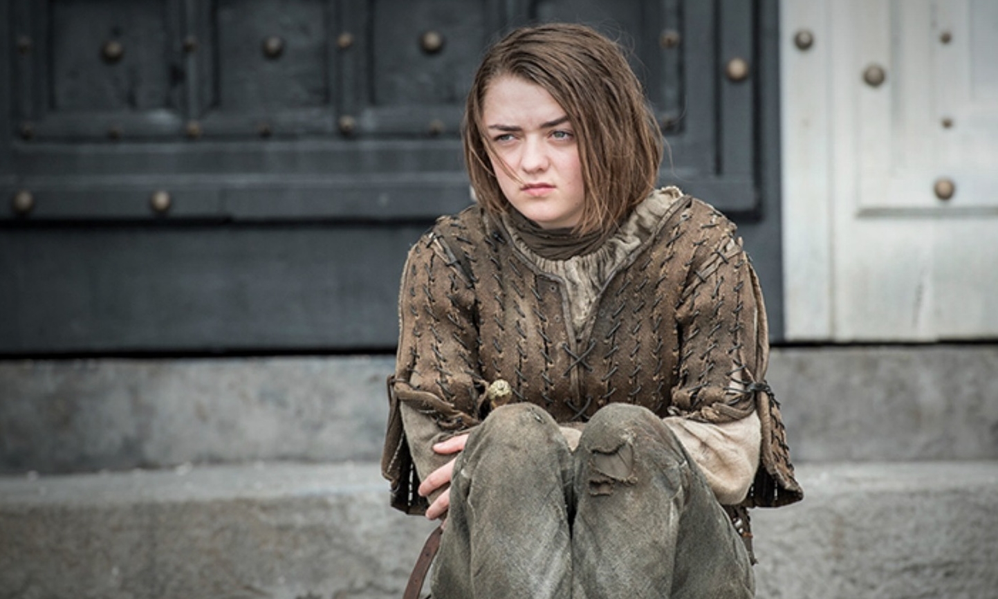 Arya Stark at the House of Black and White image copyright - HBO