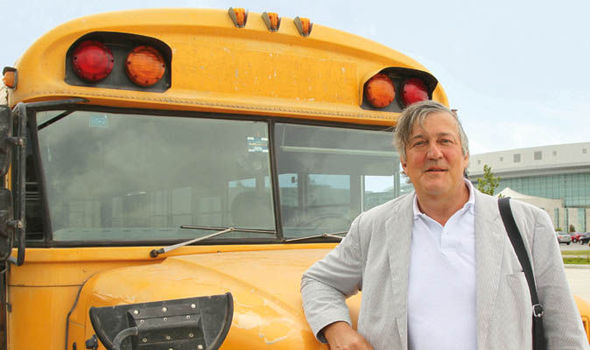   Stephen Fry in Central America  image source - ITV 