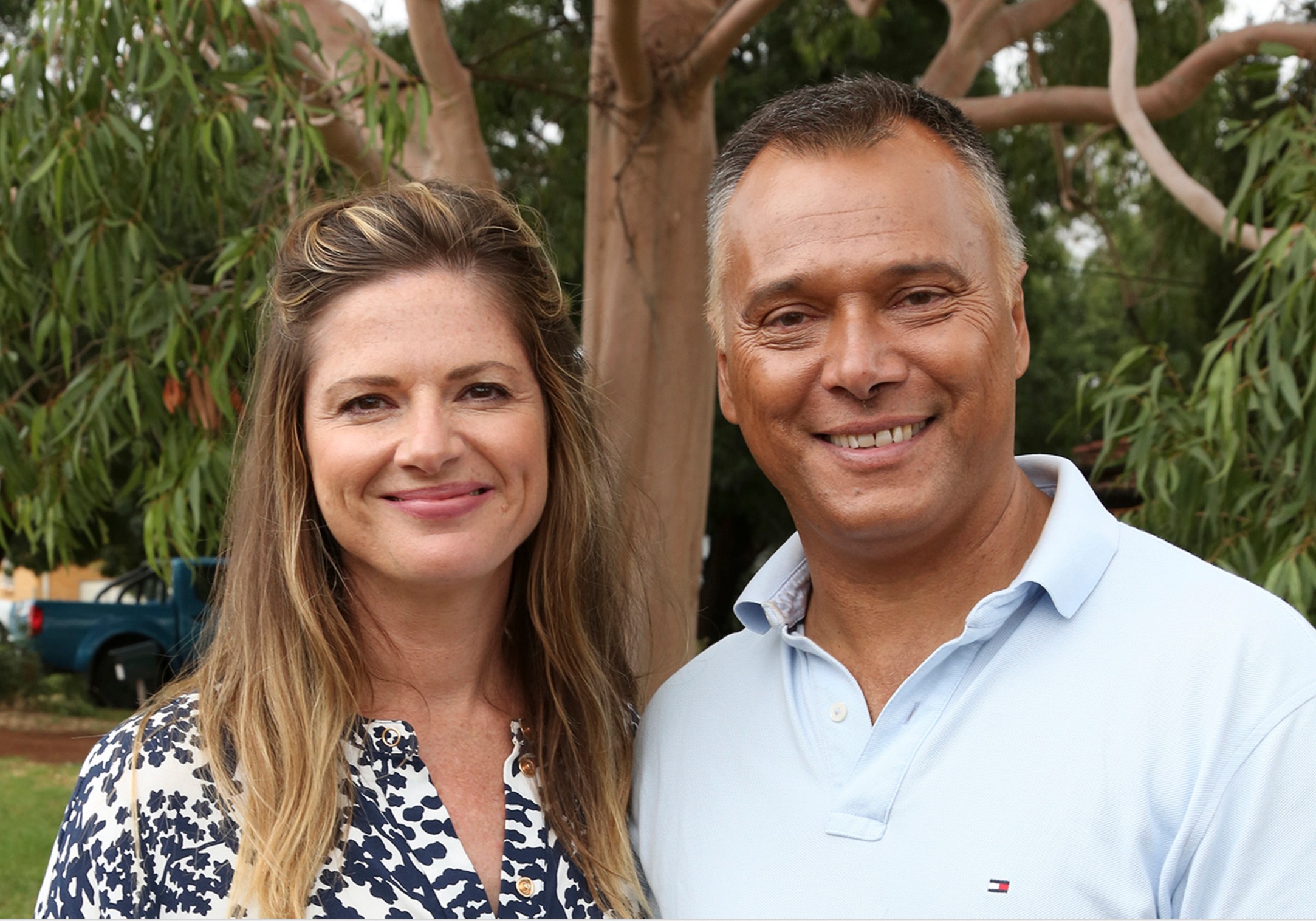   Julia with Stan Grant  image - supplied/ABCTV 