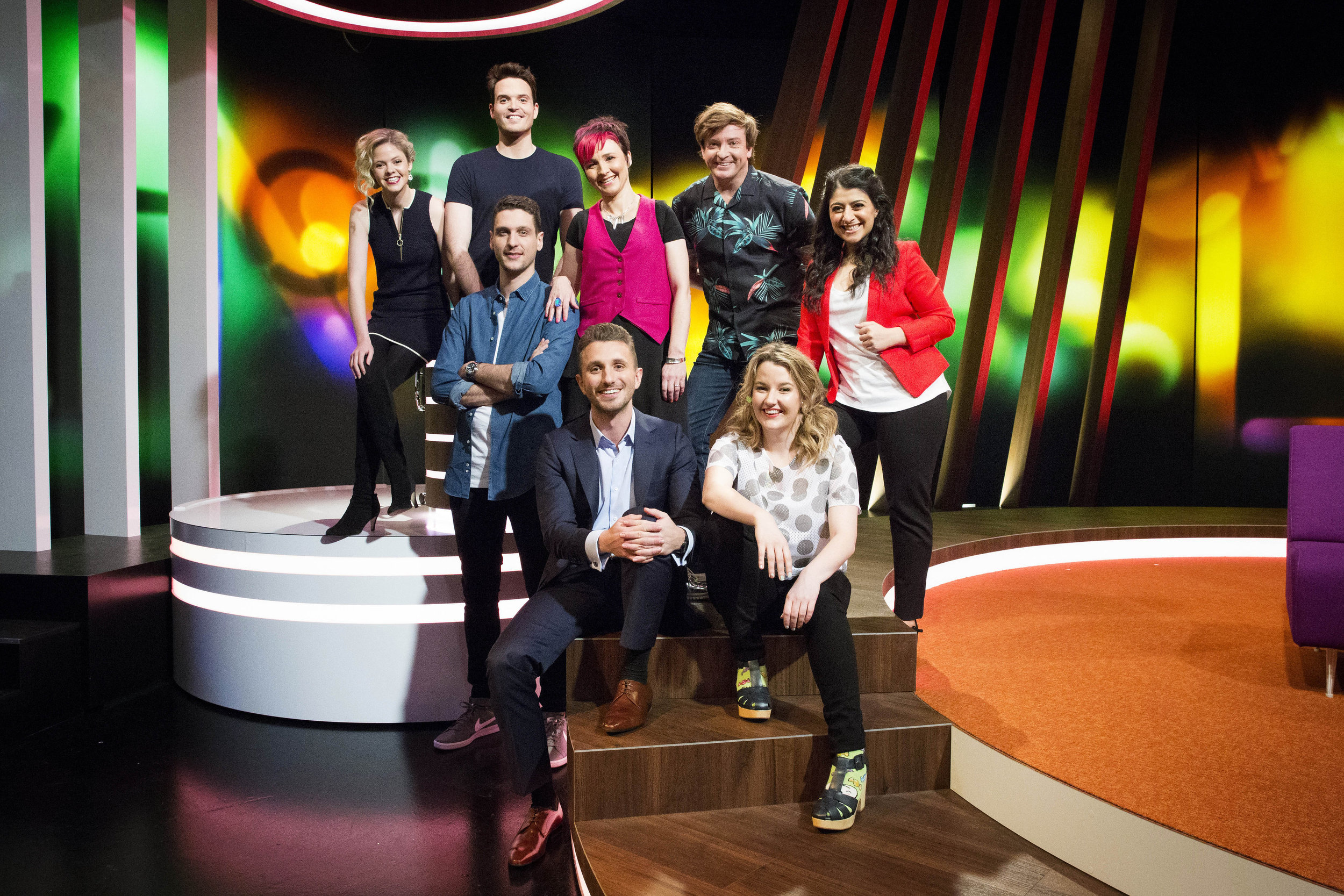   The cast of Whose Line Is It Anyway? Australia  Image - Foxtel 
