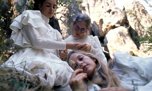   Anne-Louise Lambert and classmates in a scene from the 1975 movie Picnic at Hanging Rock.  Photograph: Atlantic/Allstar 