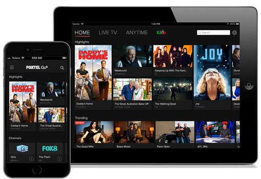 Foxtel Play, Foxtel Anytime and Foxtel Go - Soon available in HD. image source - Foxtel