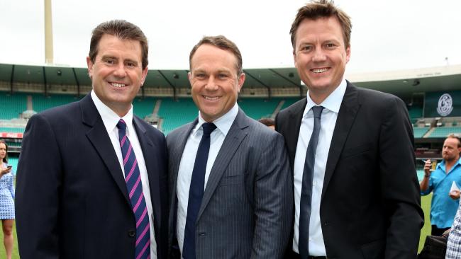   James Brayshaw (right) will not be a member of Nine’s commentary team this summer.  image source -  News Corp  