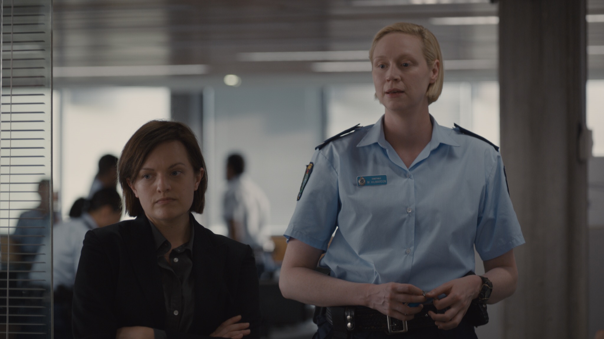    Elisabeth Moss and Gwendoline Christie  Image - BBC First 