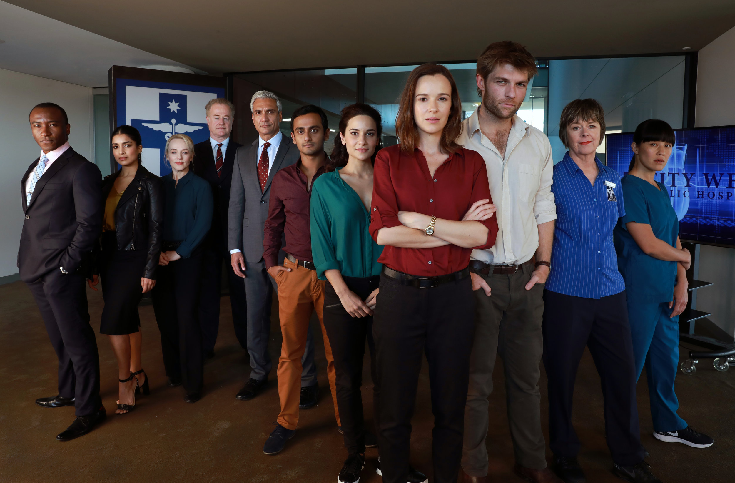   The cast of Pulse  Image - ABC 