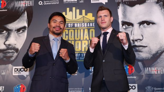   Manny Pacquiao and Jeff Horn   image - Fairfax 