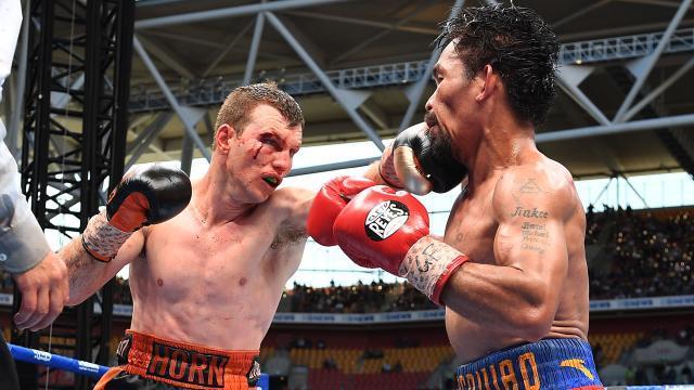   Jeff Horn defeating Manny Pacquiao   image copyright - News Corp 