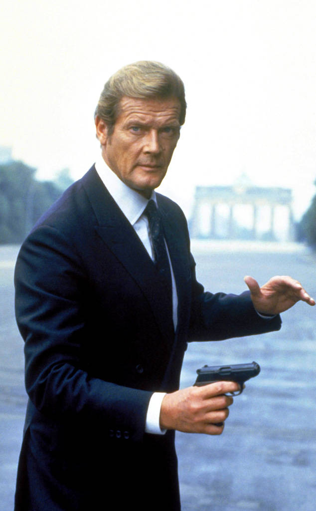   Roger Moore as James Bond  