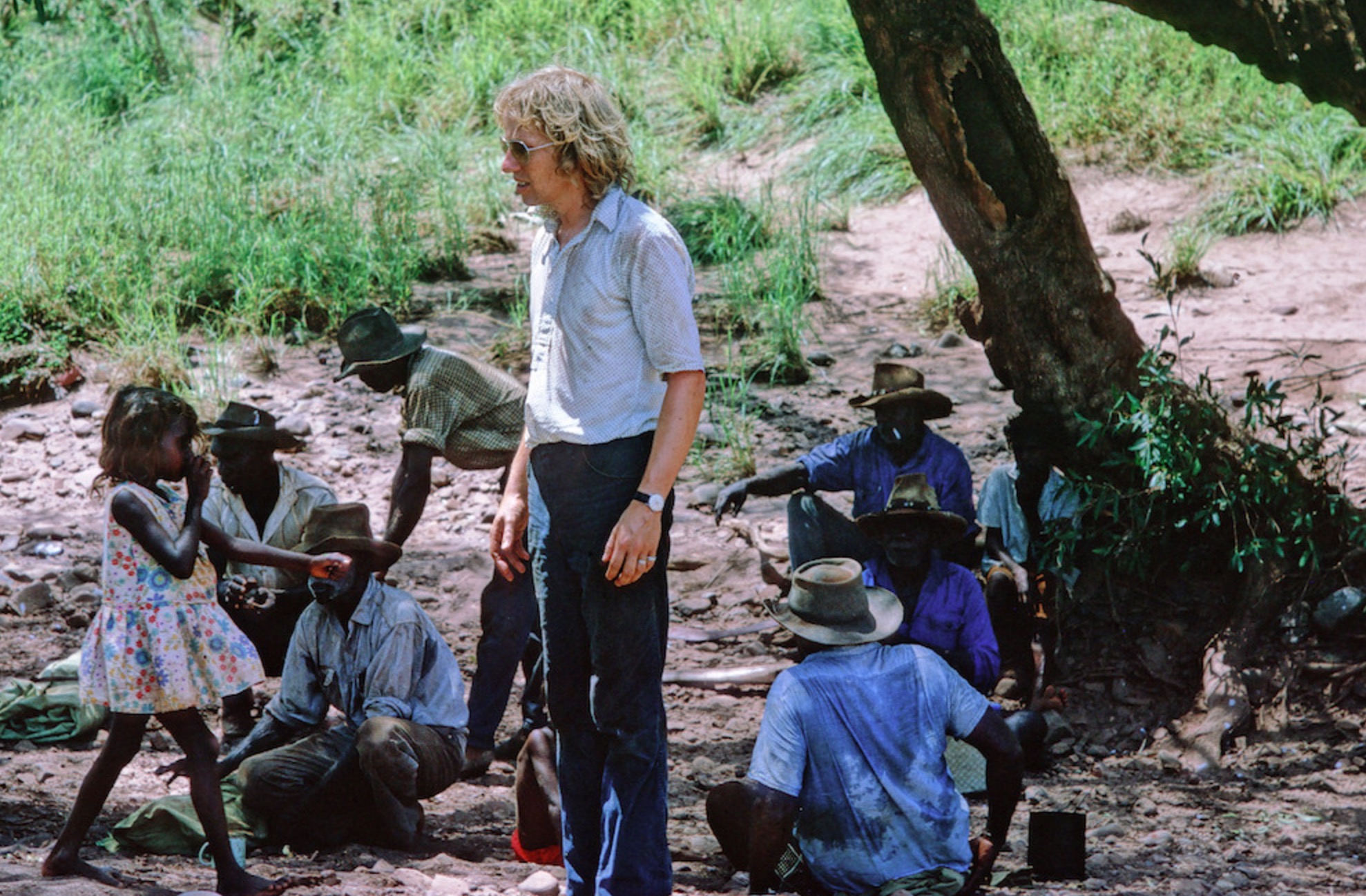   Filmmaker John Goldschmidt during the making of the film   image - ABC 