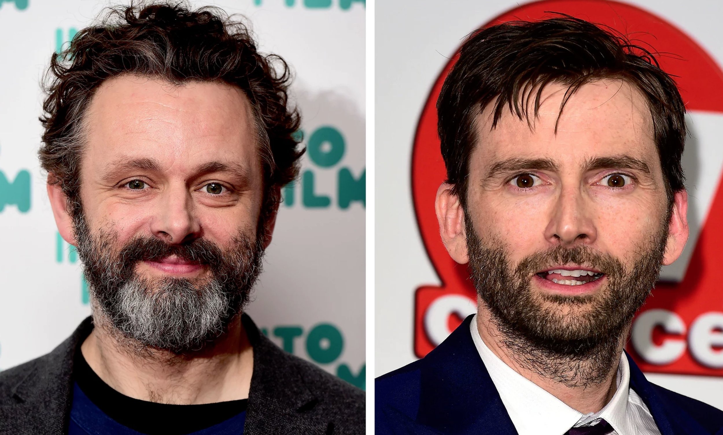   Michael Sheen and David Tennant   images - Guardian 