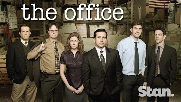   Ed Helms, Rainn Wilson, Jenna Fischer, Steve Carell, John Krasinski, BJ Novak - The Office (US).  