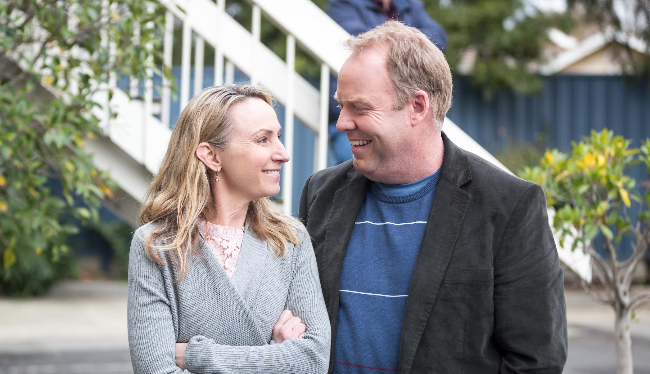 Lisa McCune and Peter Helliar image - TEN