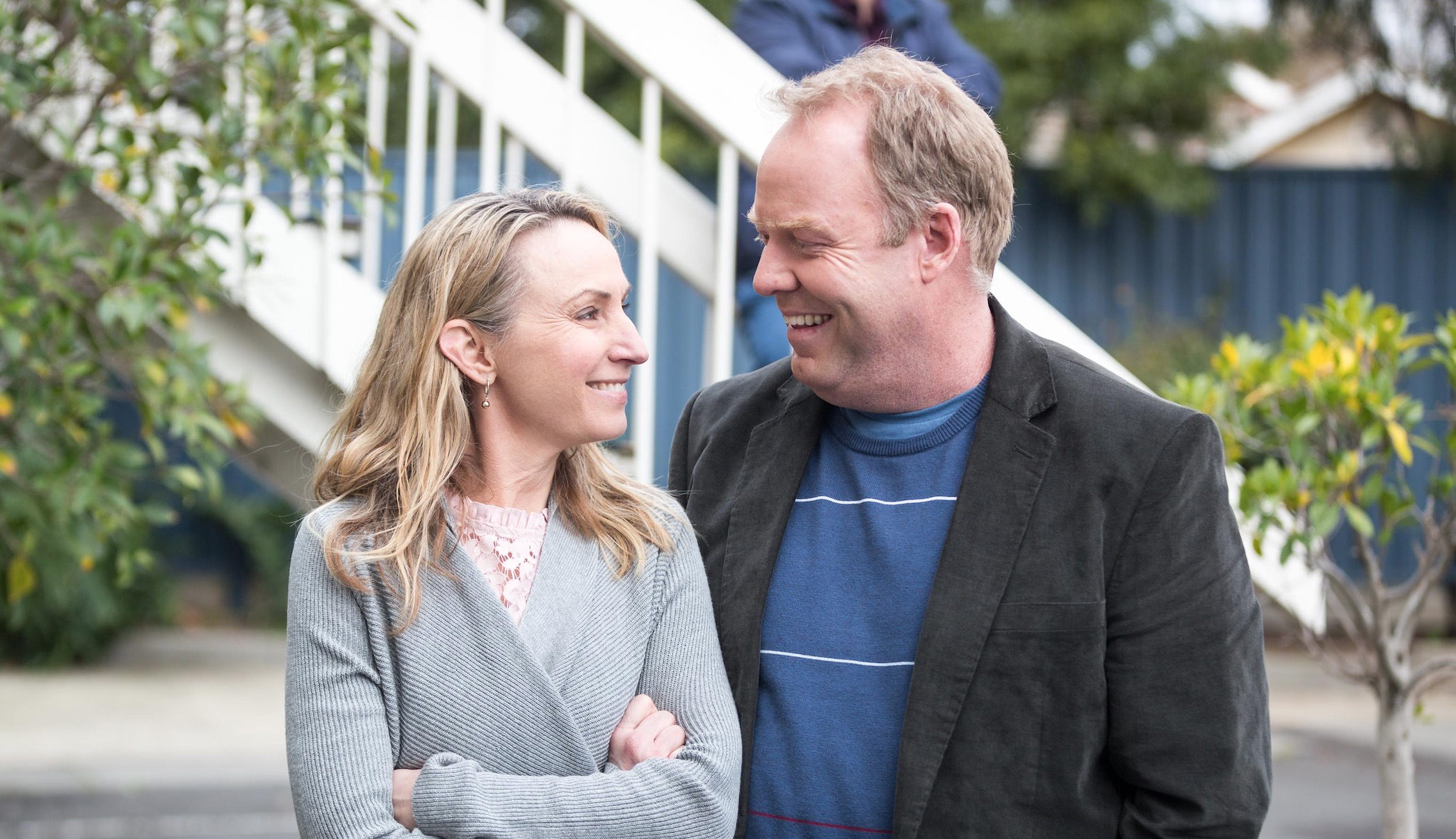   Lisa McCune and Peter Helliar  image - TEN 