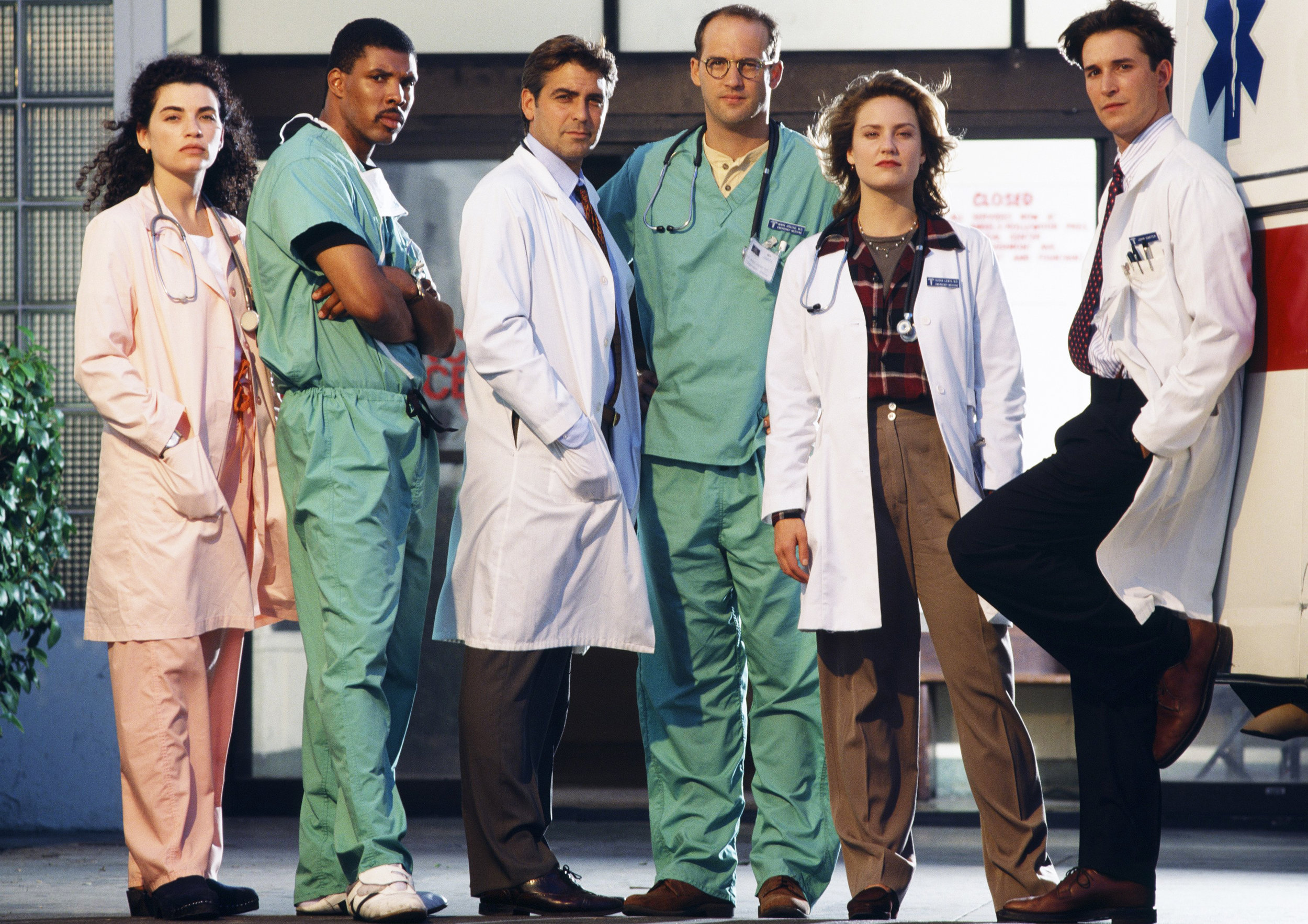   The cast of ER  