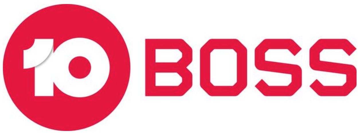   The original 10 BOSS logo revealed at its Sydney Upfronts event.  