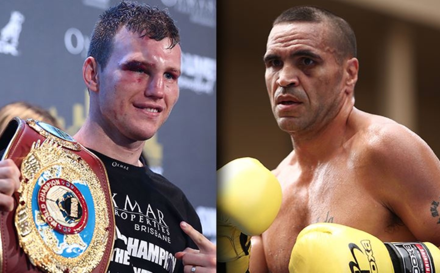   Jeff Horn and Anthony Mundine  image - Triple M 