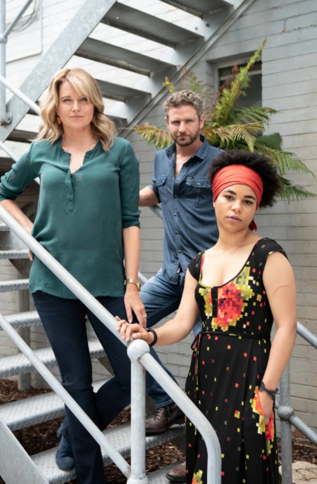 Lucy Lawlesss, Bernard Curry and Ebony Vagulans. image - 10