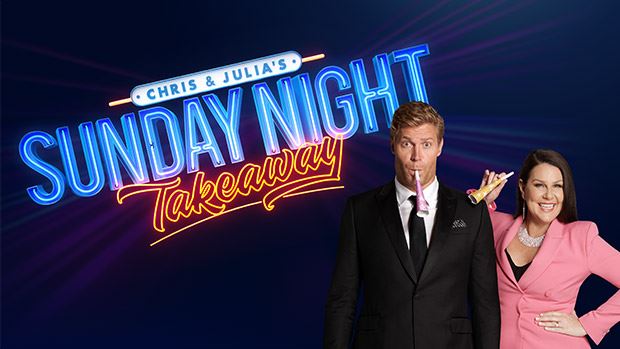 Dr Chris Brown & Julia Morris host 10’s biggest gamble PHOTO: 10