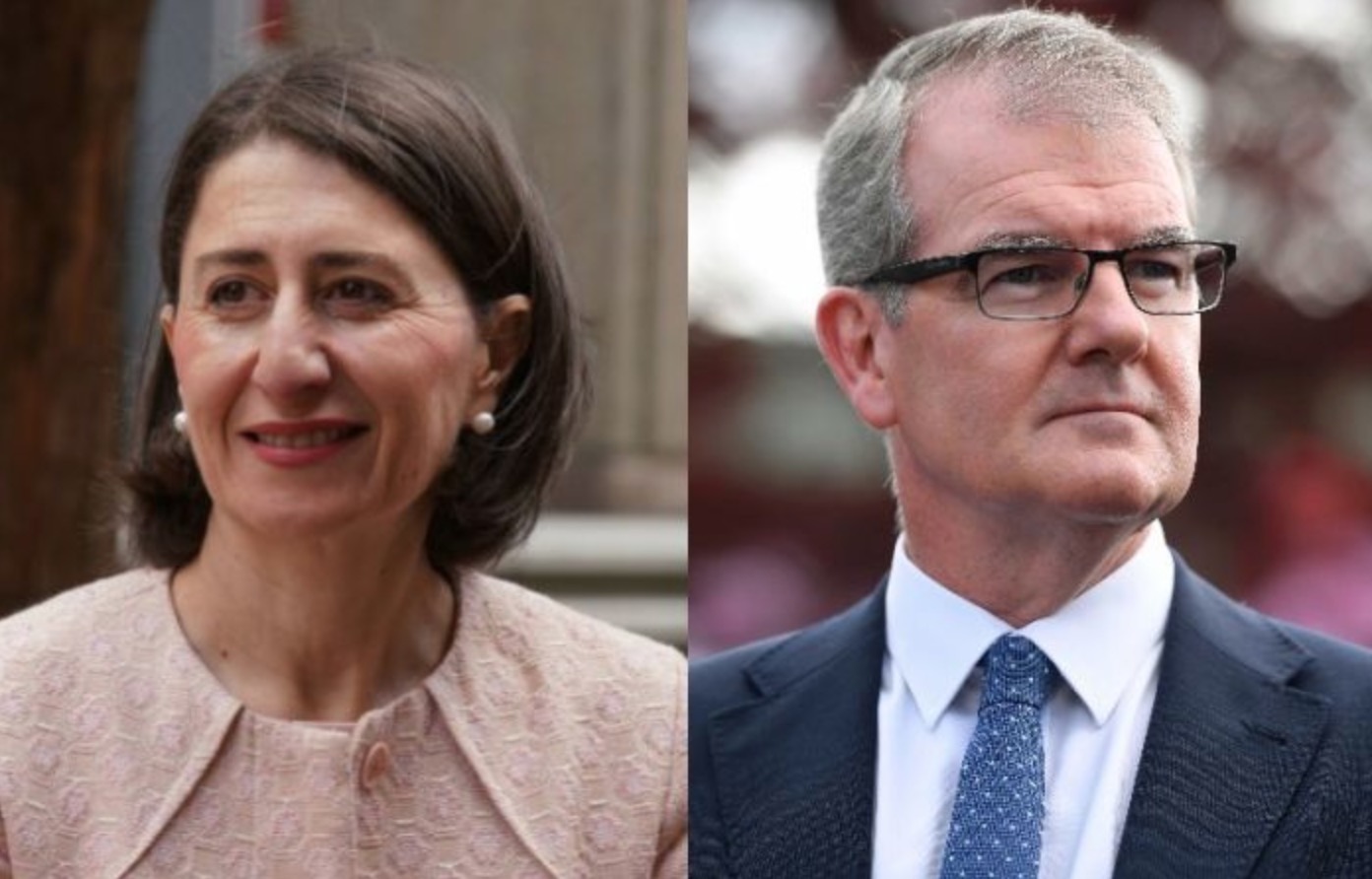   Gladys Berejiklian and Michael Daley  images - ABC and The New Daily 