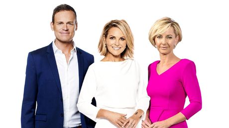 Tom Steinfort, Georgie Gardner & Deb Knight host the TODAY show, which continues to struggle PHOTO: Nine