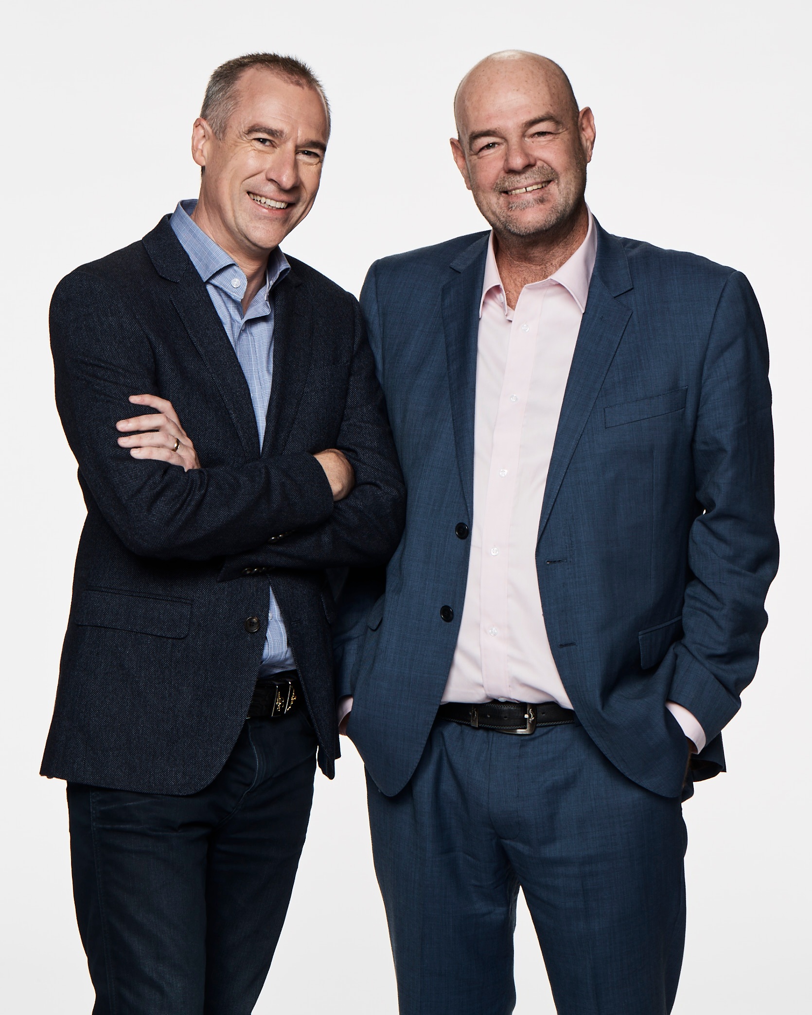   Gerard Whateley and Mark ‘Robbo’ Robinson  images - Fox Footy 