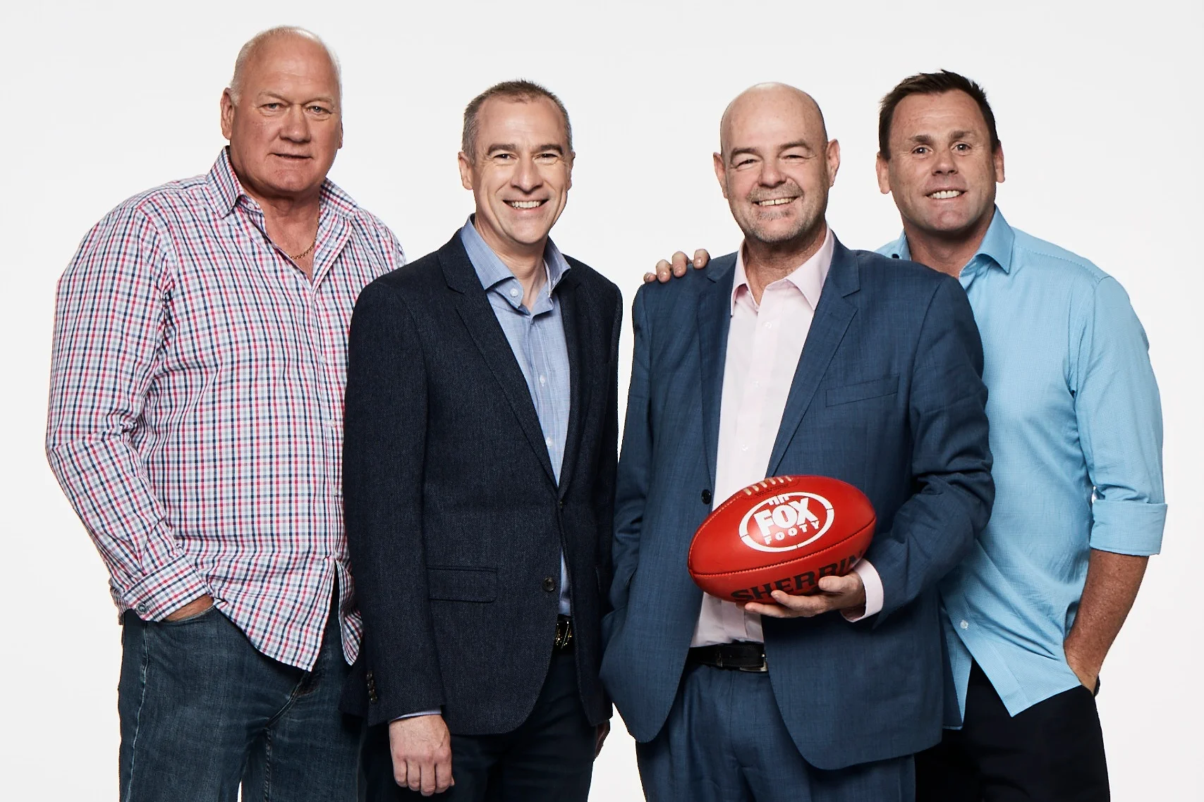 Mark McLure , Gerard Whateley, Mark ‘Robbo’ Robinson and David King image - Fox Footy
