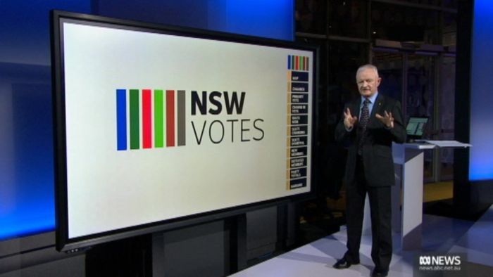   Antony Green on ABC’s NSW election coverage   PHOTO: ABC 