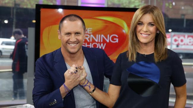 Larry Emdur & Kylie Gillies are going from strength to strength PHOTO: The Daily Telegraph