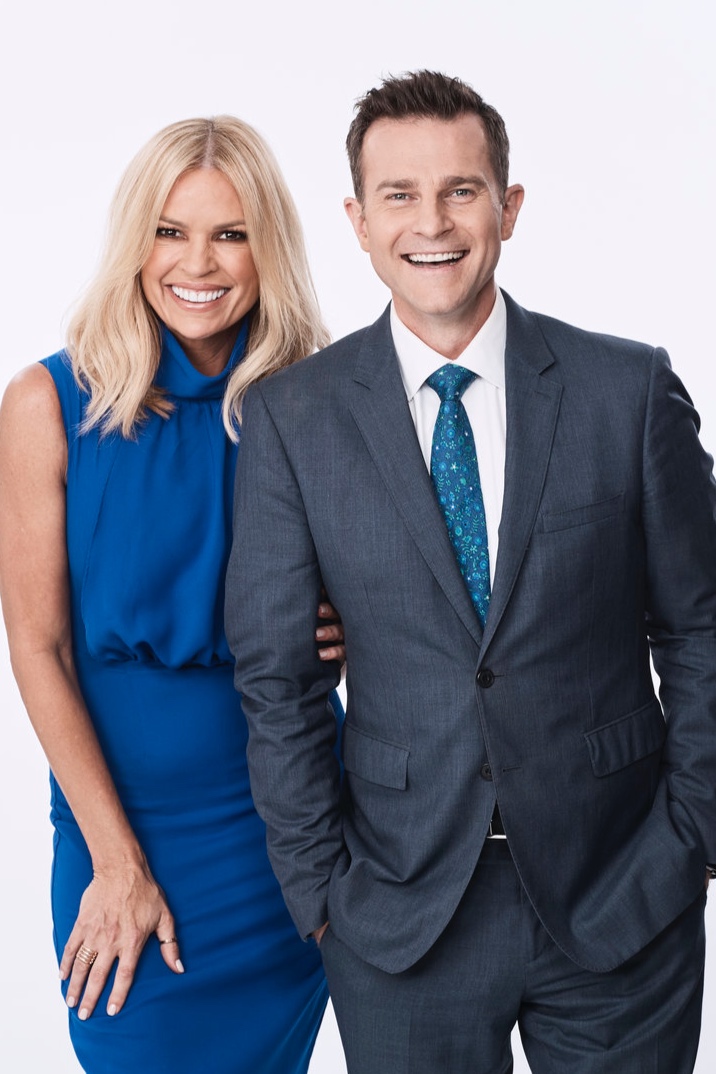   Sonia Kruger and David Campbell have reason to smile this week   PHOTO: Nine 