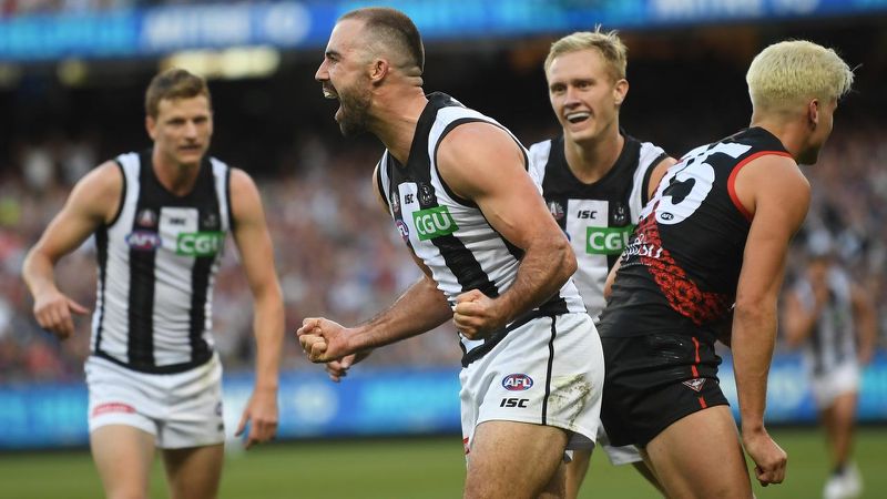   Collingwood defeated Essendon in an Anzac Day thriller  image - Yahoo Sports 