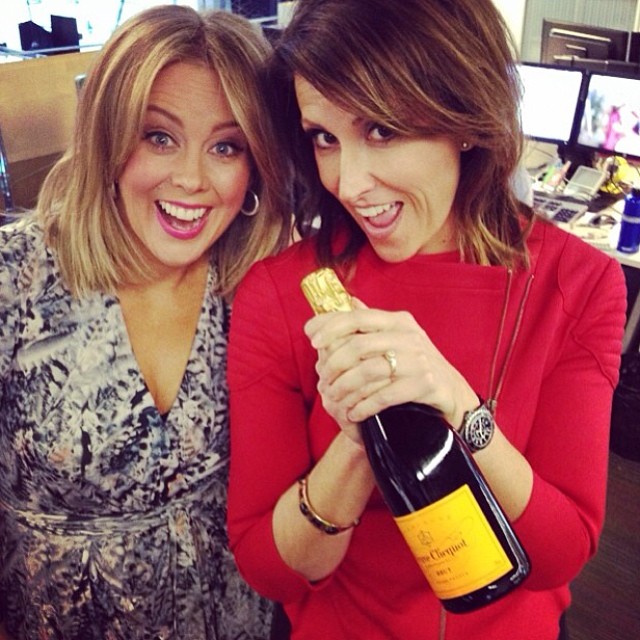   The winning female combo of SAM ARMYTAGE and NATALIE BARR  