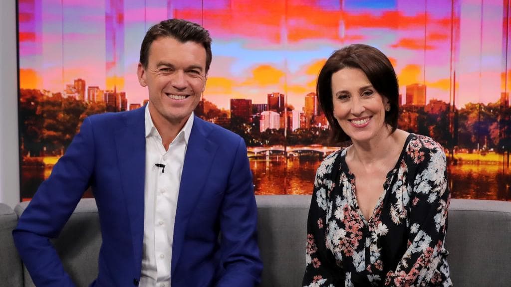   Michael Rowland & Virginia Trioli currently host ABC NEWS BREAKFAST   PHOTO: Herald Sun 