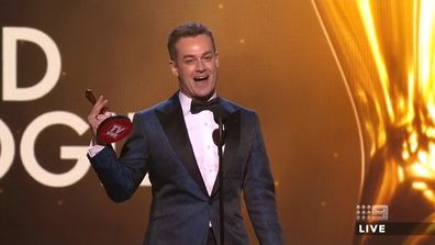 GLEESON helped GRANT DENYER win a Gold Logie