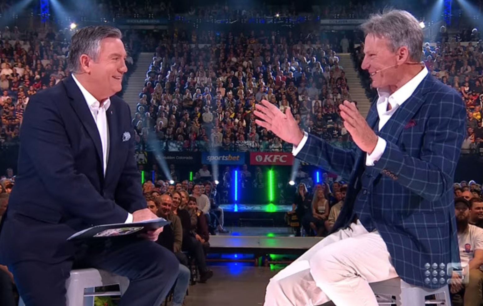   Eddie McGuire and Sam Newman  image - NINE 