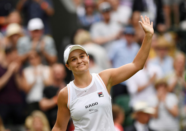   Ash Barty continues her world #1 form at Wimbledon  Image - Seven 