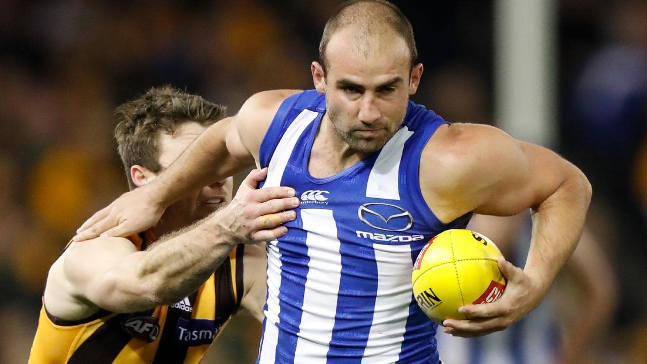  North Melbourne v Hawthorn was the most-watched AFL game over the weekend with 727,000 viewers.  image - News Corp 