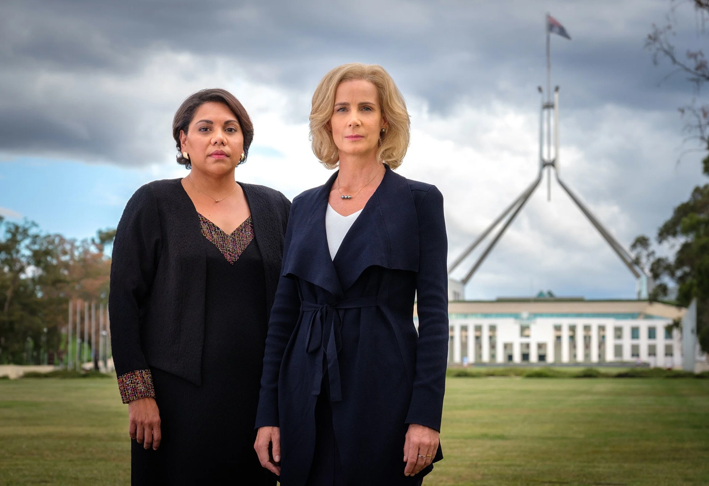 Deborah Mailman and Rachel Griffiths in Total Control image - ABC