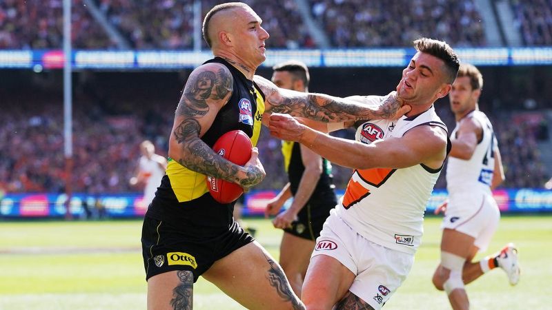   The Giants were no match for the Tigers in the 2019 AFL Grand Final  image - Yahoo 