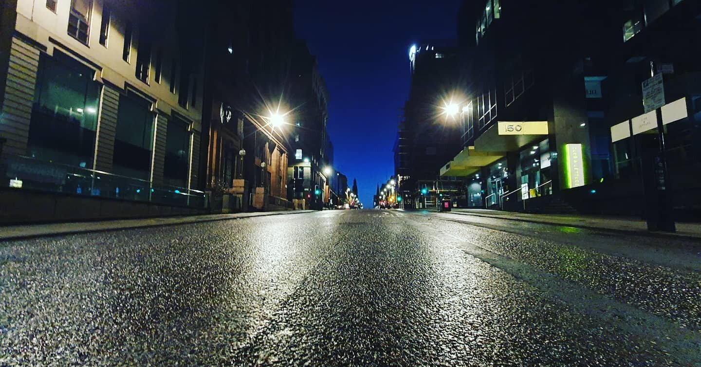 Glasgow nightlife during lockdown #Glasgow #city #lockdown #streets