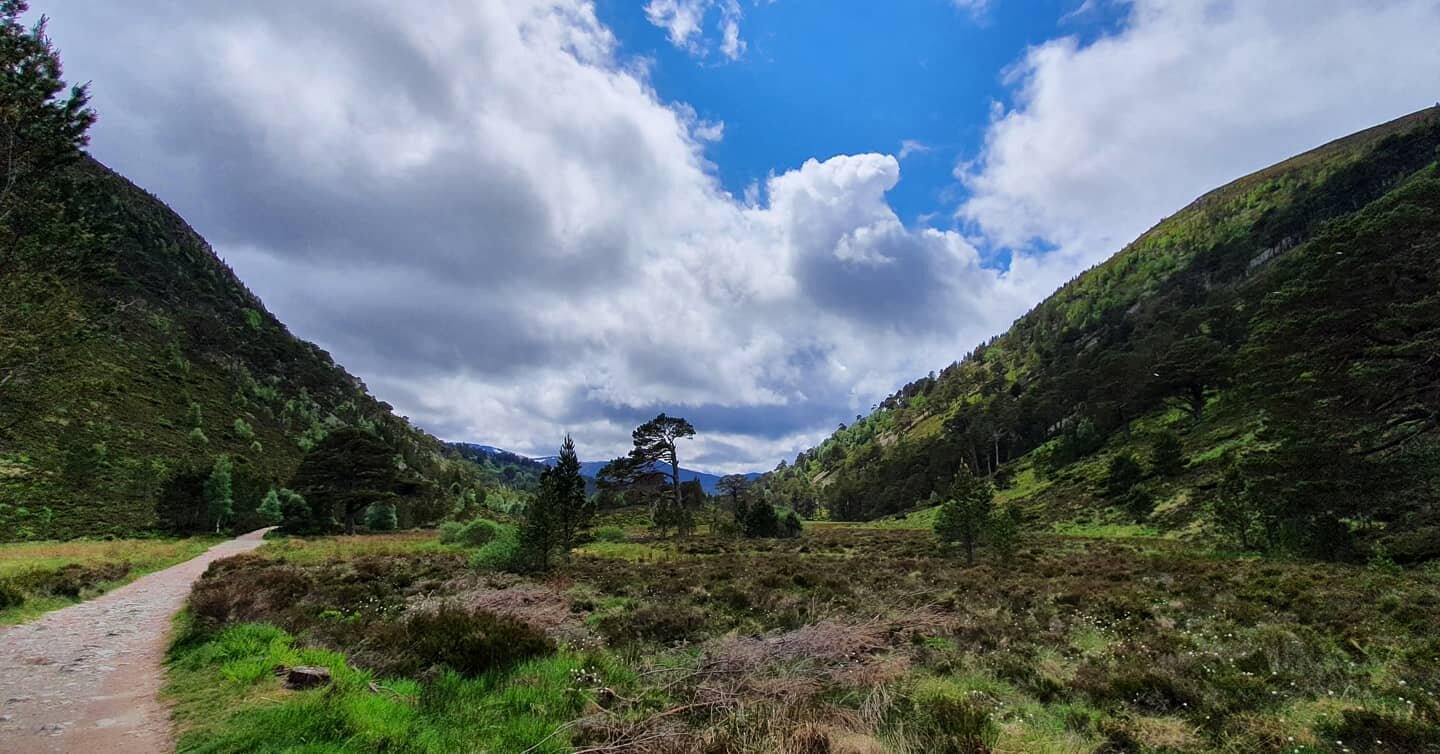 Scotland in the sun #walking #Glen #summer #hills